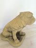 Vintage Style Handmade Stone British Bulldogs