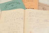 Set 6 Antique French Cahier/Exercise Books