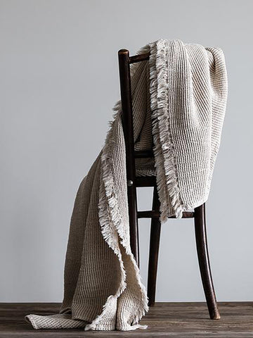Calma cotton/linen blanket