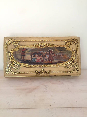 Vintage French Paper and Card Chocolate Box