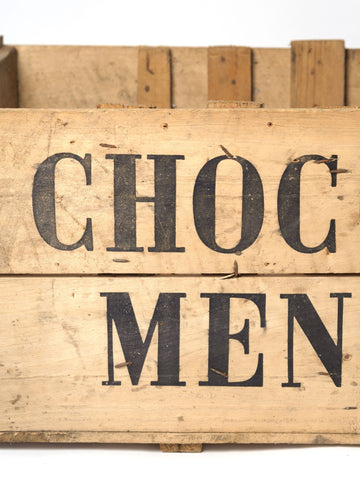Antique French Chocolat Menier Crate