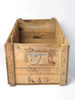 Antique French Chocolat Menier Crate