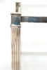 Stunning Mid Century French Chrome, Gold and Glass Two Tier Coffee Table