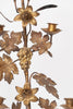 Antique French Floral Gilt Church Candelabras