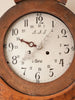 Antique Swedish Mora Clock with rare calendar dial, pendulum, weight and key - Decorative Antiques UK - 6