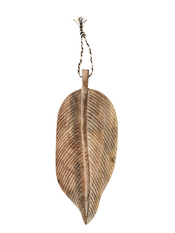 Leaf shaped Wooden Serving Dish