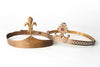 Antique French Metal Procession Crowns