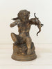 Antique French Brass Cupid Sculpture - Decorative Antiques UK - 1