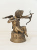 Antique French Brass Cupid Sculpture - Decorative Antiques UK - 2
