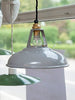 Rare 1930's Original Coolicon Grey Enamel Industrial Lights - Decorative Antiques UK  - 1