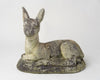 Vintage Stone Deer Garden Statue