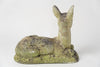 Vintage Stone Deer Garden Statue