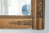 Antique French 19th Century Rectangular Gilt Mirror with foxed glass