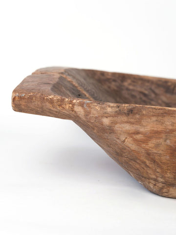 Antique Swedish Wooden Dough Bowl