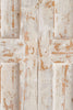 PAIR ANTIQUE FRENCH DRY SCRAPED PANELLED SHUTTERS