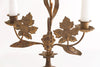 Pair Small Antique French 3 arm candelabras