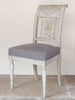 Antique Early 19th Century French Empire Chair with linen upholstered seat - Decorative Antiques UK - 1