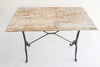 Antique French Oak and Cast Iron Table