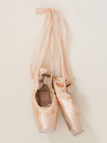 Collection of Old Pink Ballet Pointe Shoes - Decorative Antiques UK - 1