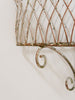 Vintage French Coated Wire Wall planter - Decorative Antiques UK  - 3