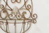 Pretty Vintage French Iron Wall Planter - Decorative Antiques UK - 2
