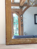 Early 19th Century French reeded Mirror with Mercury Glass
