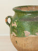 Antique French Provencal Green glazed Confit Pot