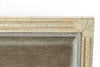 Antique French Grey Velvet upholstered dining chairs