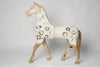 Antique 19th Century French Wooden Horse Fragment