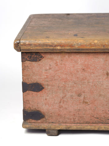 Antique Swedish Trunk with original paint