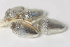 Large Mercury style glass acorn decorations 13cm