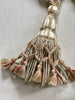 Antique French tasselled curtain tie backs