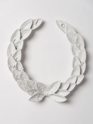 Handcrafted mini metal wreath