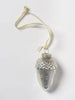 Large Mercury style glass acorn decorations 13cm