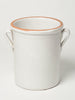 Antique Italian White Confit pot
