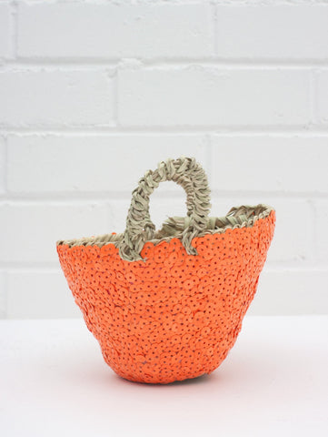 Tiny Neon Sequin Baskets
