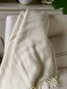 Klippan Himalaya White Cashmere & Merino Throw
