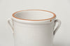 Antique Italian White Confit pot