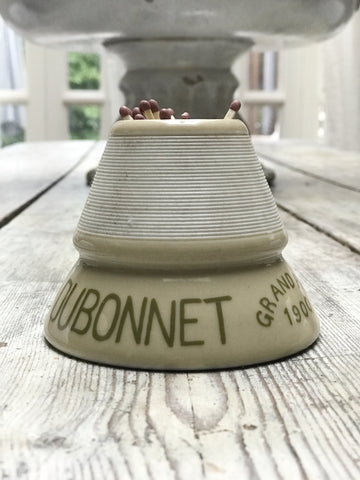 Gorgeous Antique French Match Striker/Holder, Dubonnet Grand Prix