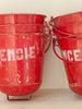 Vintage French Domed bottom Incindie Fire Bucket