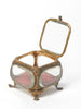 Antique French Bevelled Glass Jewellery Casket