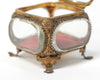 Antique French Bevelled Glass Jewellery Casket