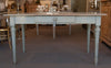 Vintage French Painted Dining Table with drawer - Decorative Antiques UK - 1