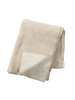 Klippan Peak Natural Beige Merino & Lambswool throw