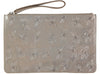 Lissa Embossed Bee Clutch clutch - Silver