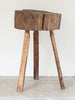 Rare Antique French Chopping Block - Decorative Antiques UK  - 1