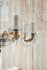 Incredible 1920's Italian Crystal Glass Chandelier