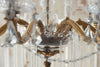 Incredible 1920's Italian Crystal Glass Chandelier