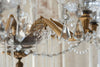 Incredible 1920's Italian Crystal Glass Chandelier