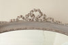 Antique French Bow Garland topped Painted mirror
